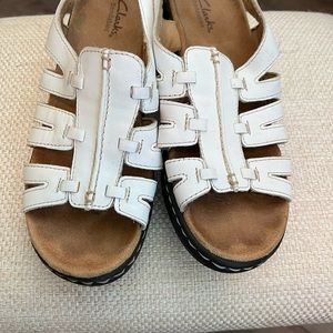 White Clark sandles